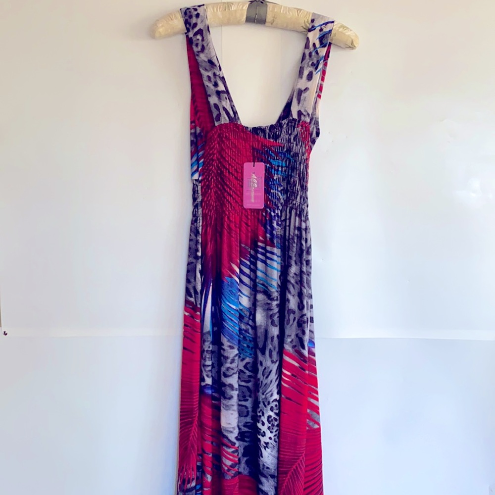 ACE FASHION LONG BACK LEOPARD PRINT DRESS - Picture 5 of 7